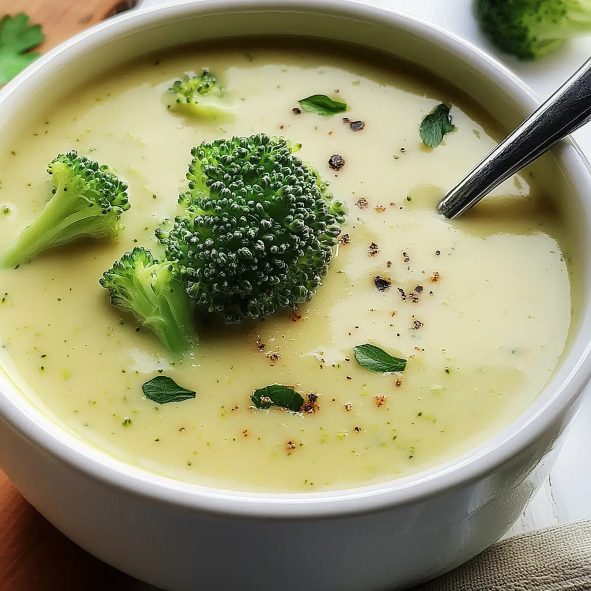 Slow Cooker Cream of Broccoli Soup