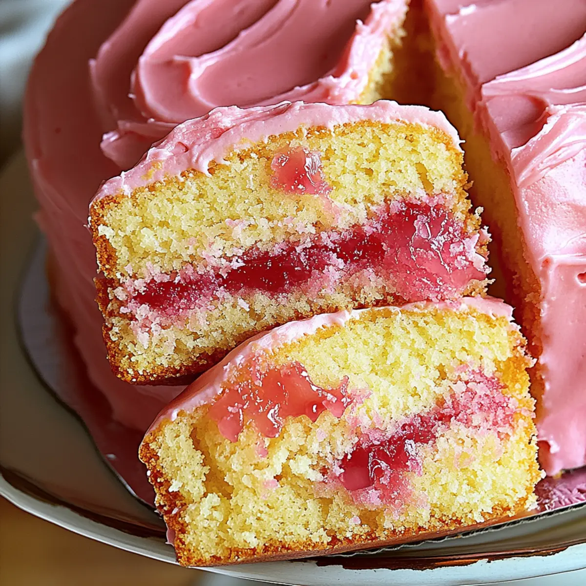 Pink Lemonade Pound Cake