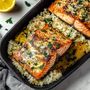 Oven Baked Garlic Butter Salmon