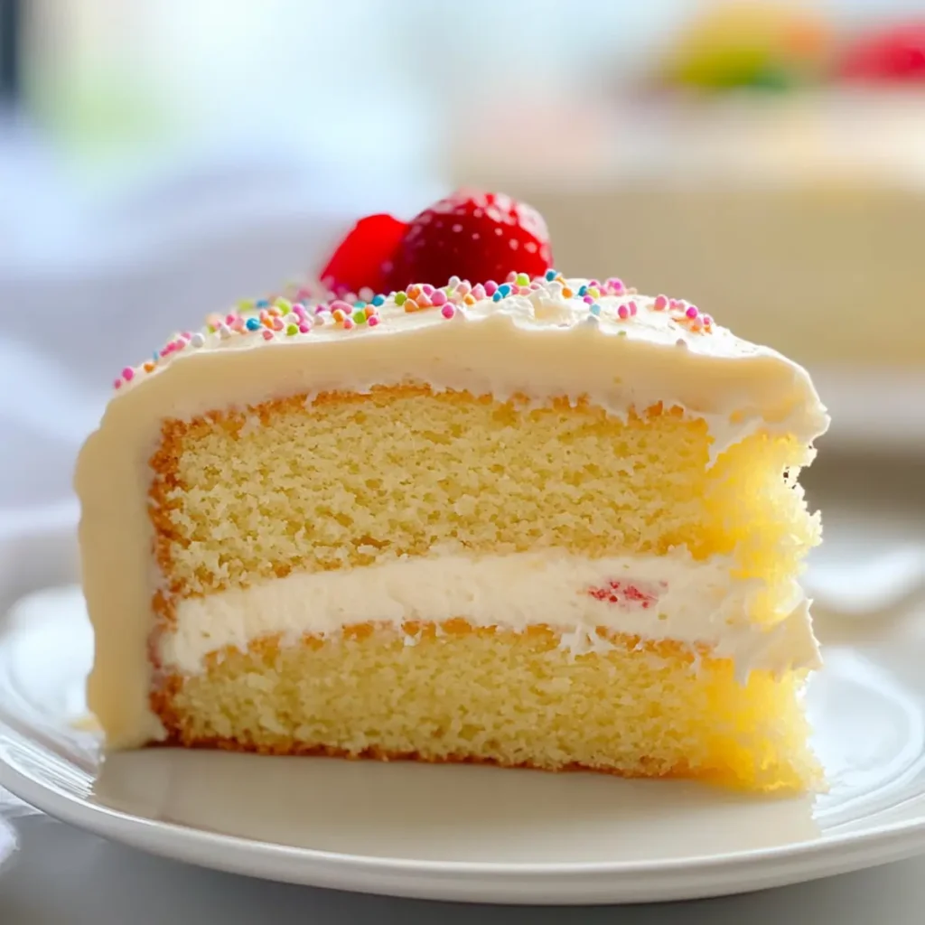 Moist Vanilla Cake