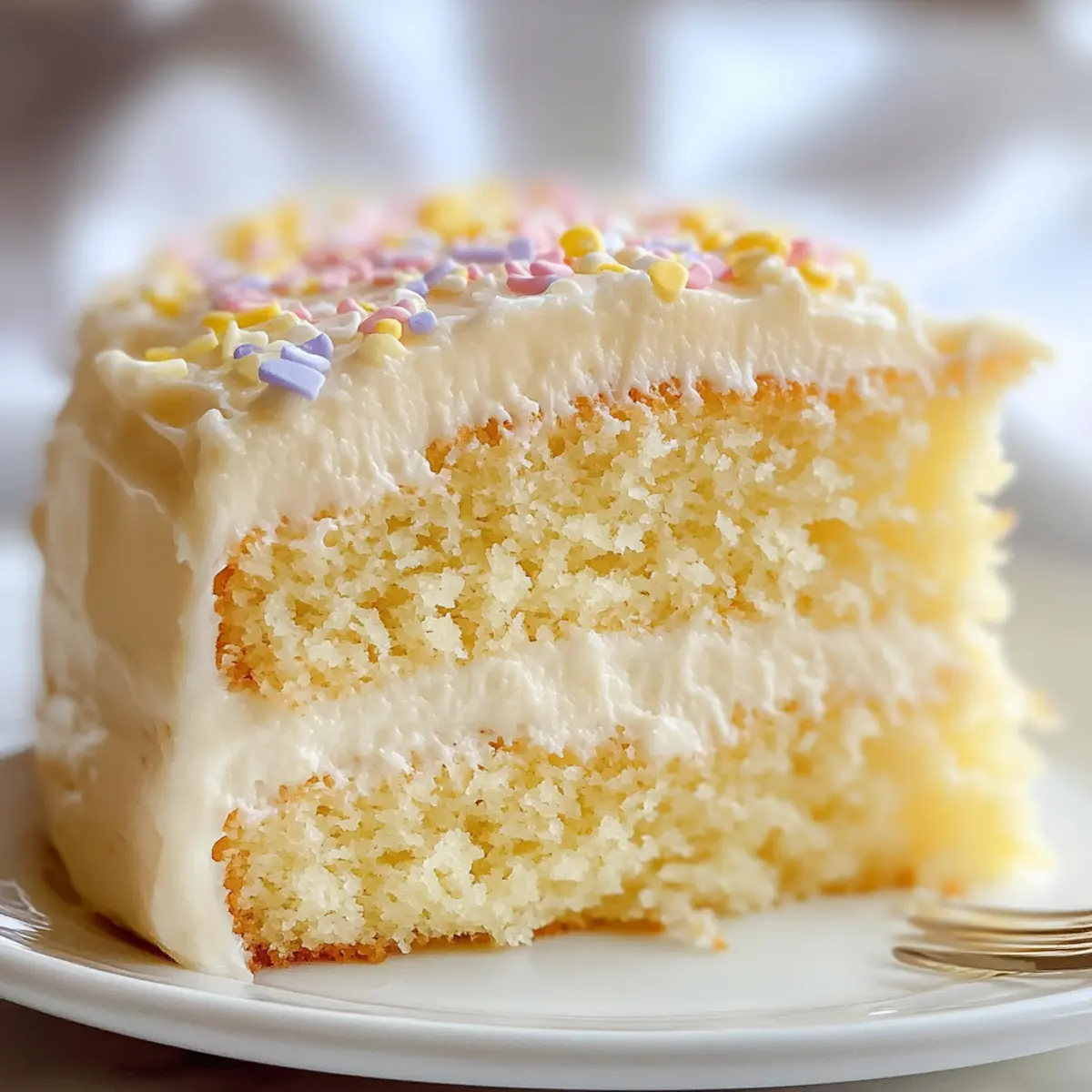 Moist Vanilla Cake