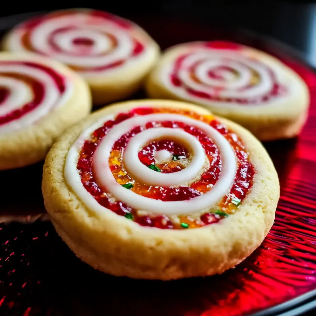 Valentine's Raspberry Pinwheel Cookies