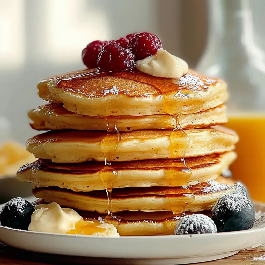 Fluffy Homemade Pancakes