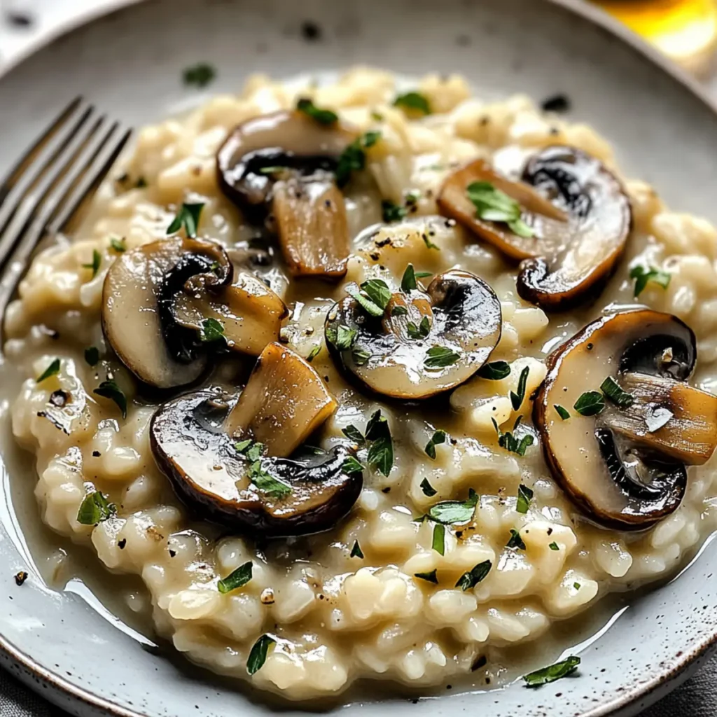 VALENTINE’S DAY Mushroom Risotto (Romantic Dinner for Two)