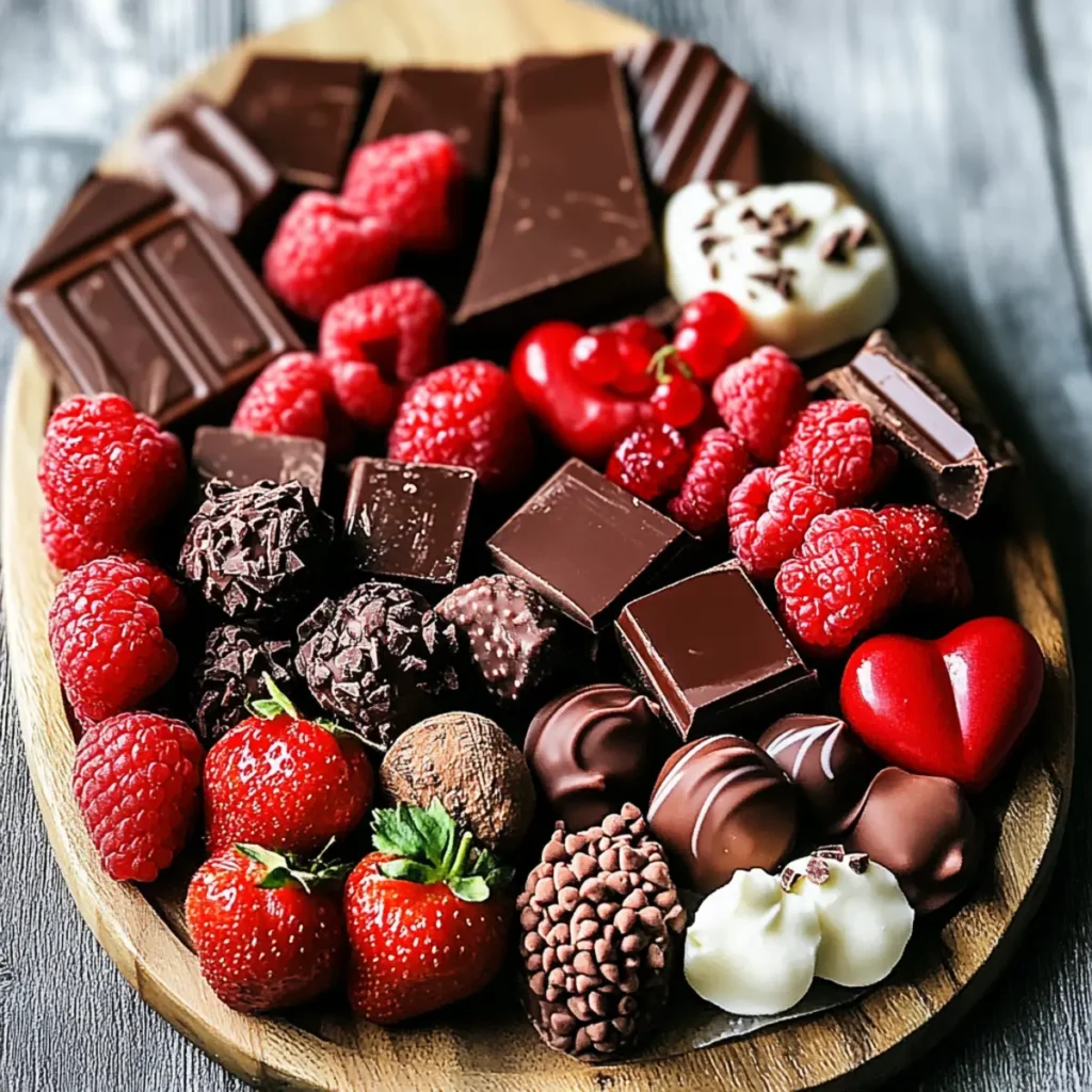 VALENTINE’S DAY Chocolate Dessert Board (Perfect for Couples)