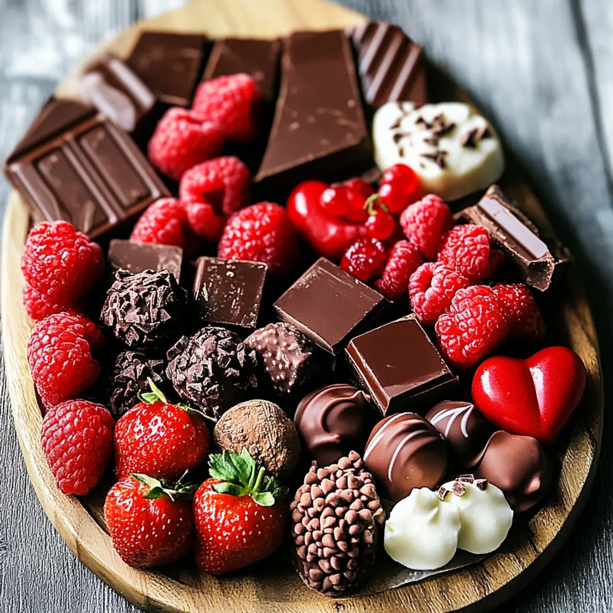 VALENTINE’S DAY Chocolate Dessert Board (Perfect for Couples)