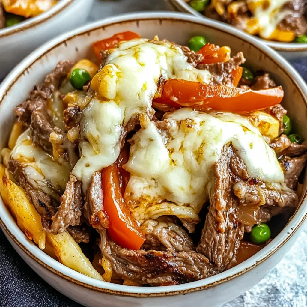 Delicious Philly Cheesesteak Bowl Recipe Ready in 40 Minutes