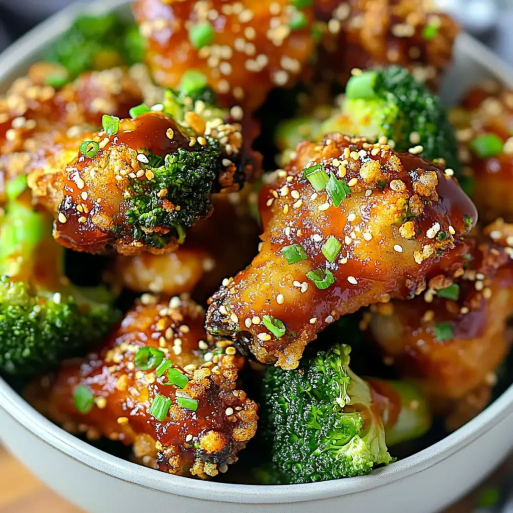 SUPER BOWL Broccoli Wings (Healthy Game Day Snack)