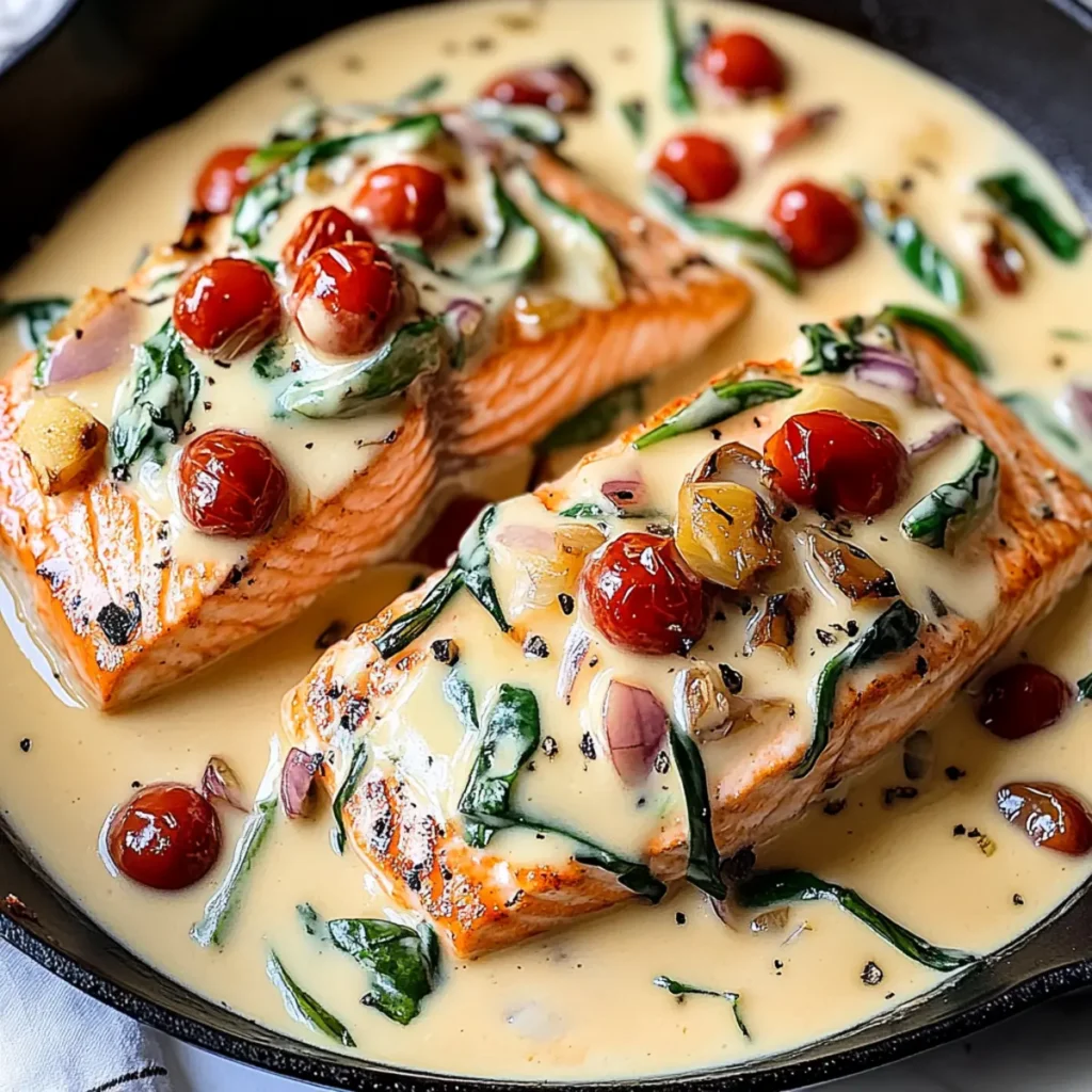 Creamy Tuscan Salmon