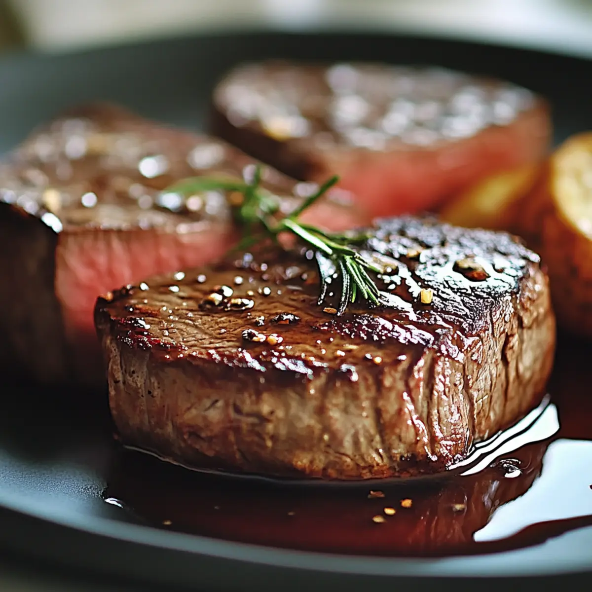Perfect Pan Seared Ribeye Steak