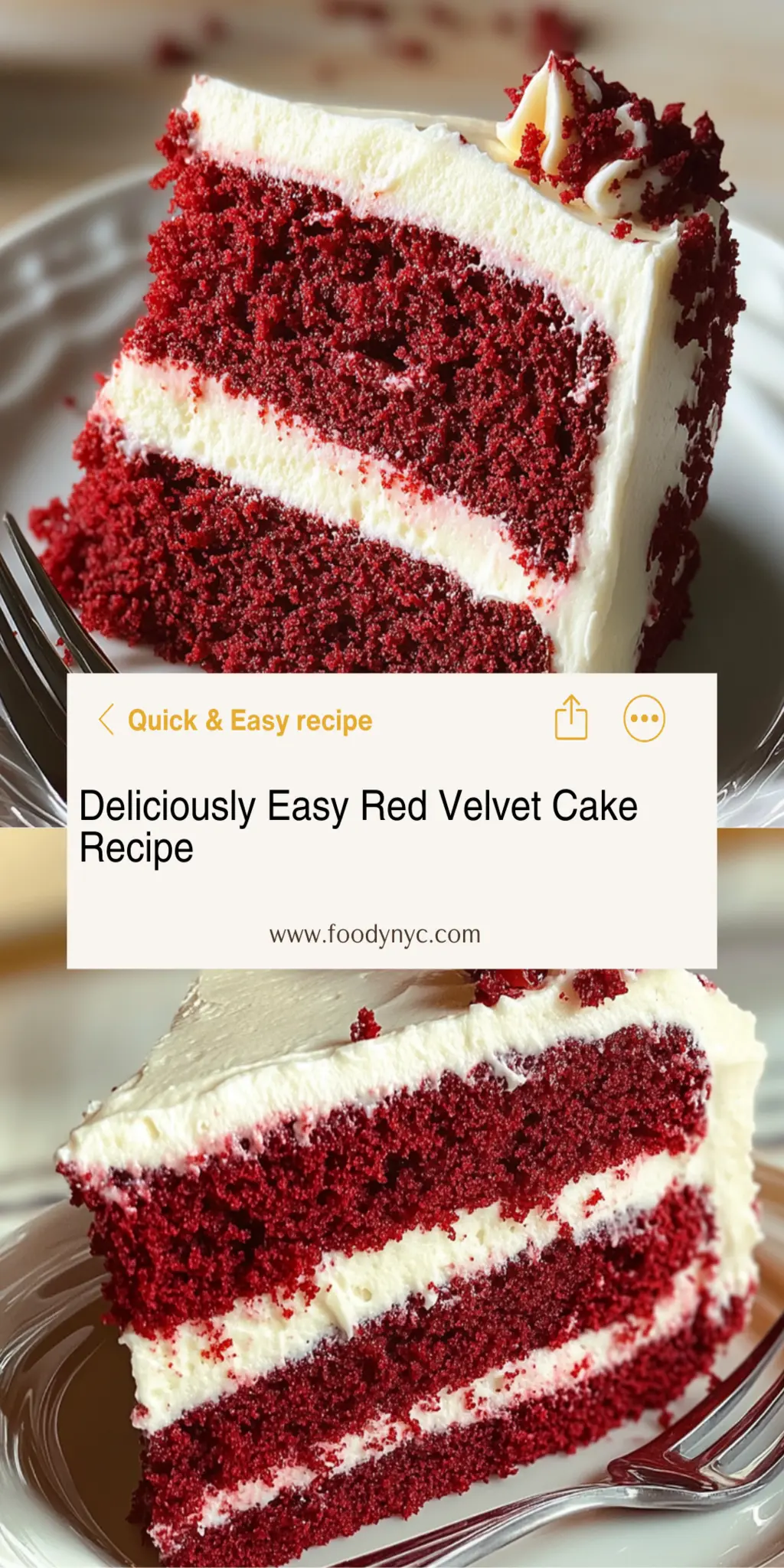 Delicious Red Velvet Cake Recipe with Cream Cheese Frosting