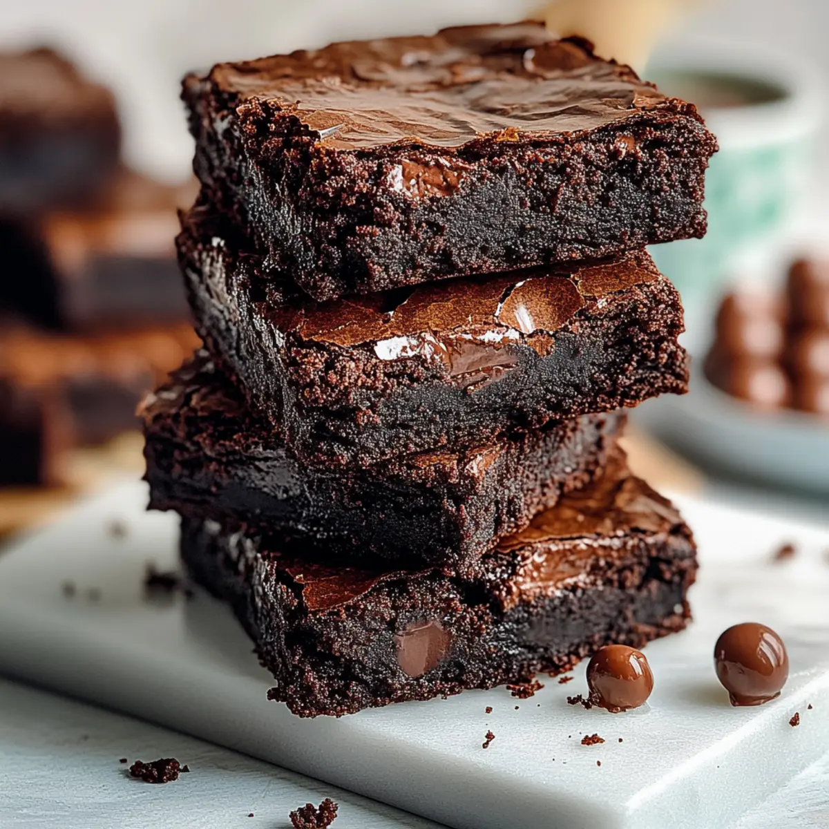 VALENTINE’S DAY Best Fudgy Homemade Brownies