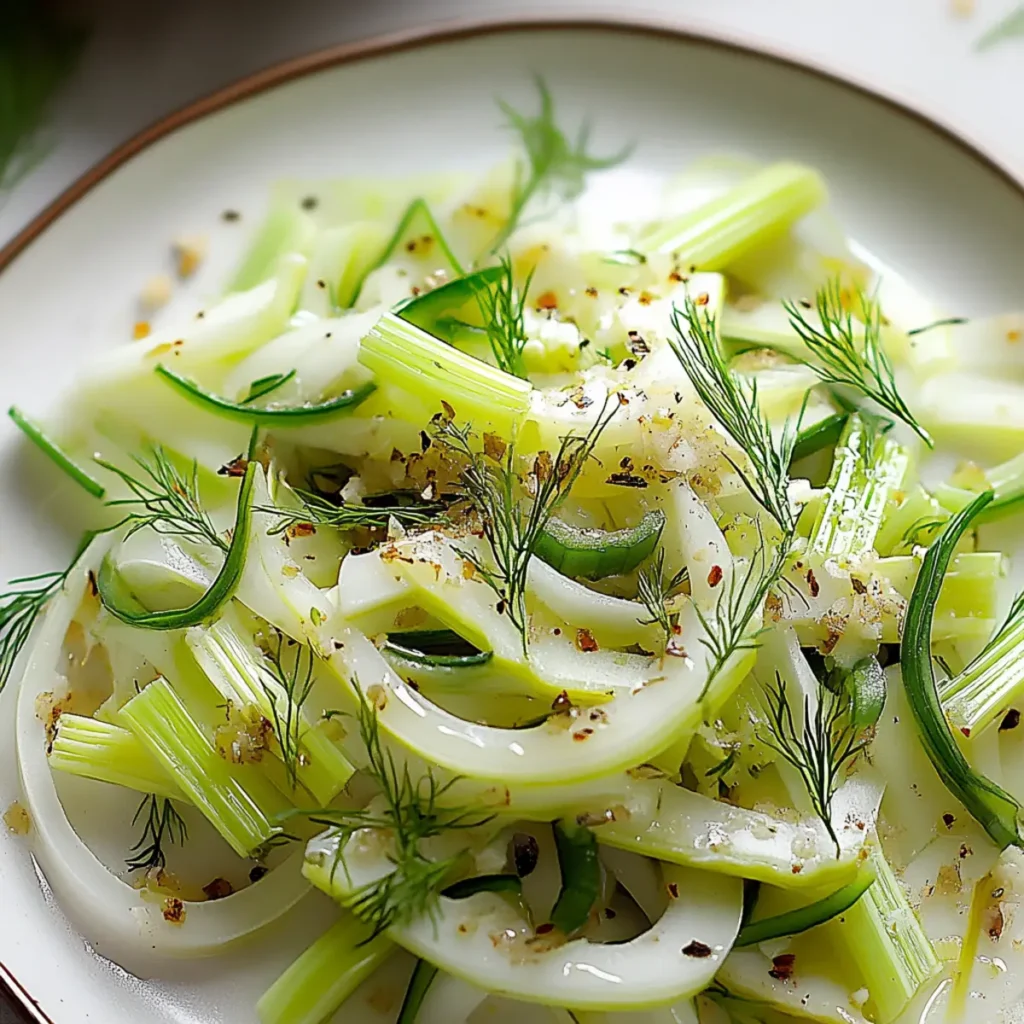Fennel and Celery Salad