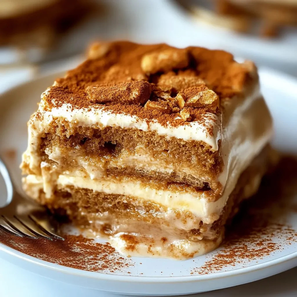 Easy Biscoff Speculoos Tiramisu