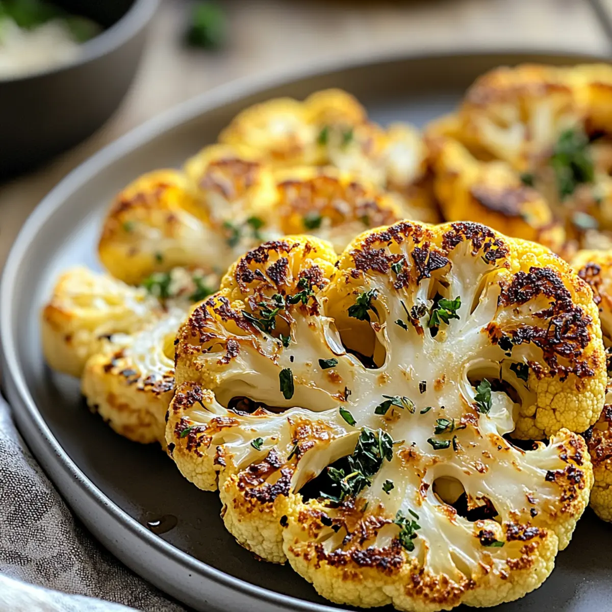 Air Fryer Cauliflower Steaks