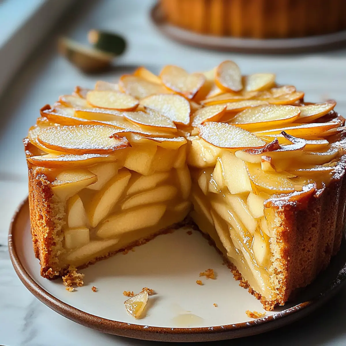 Invisible Apple Cake