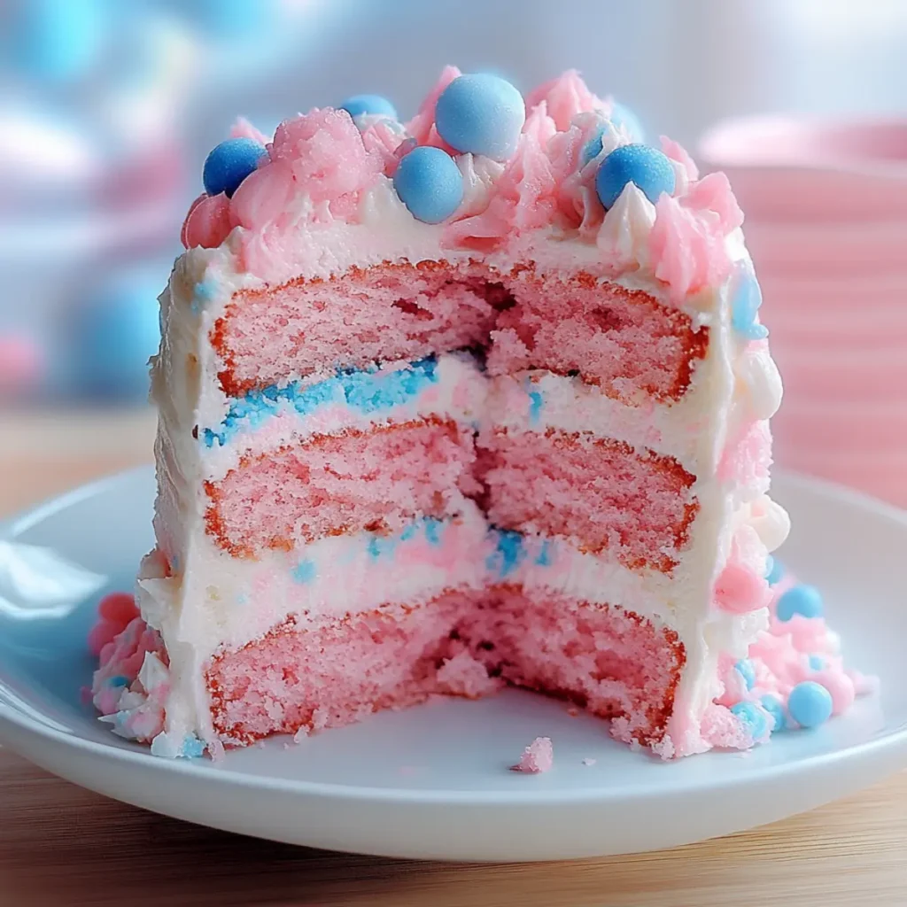 Cotton Candy Layer Cake