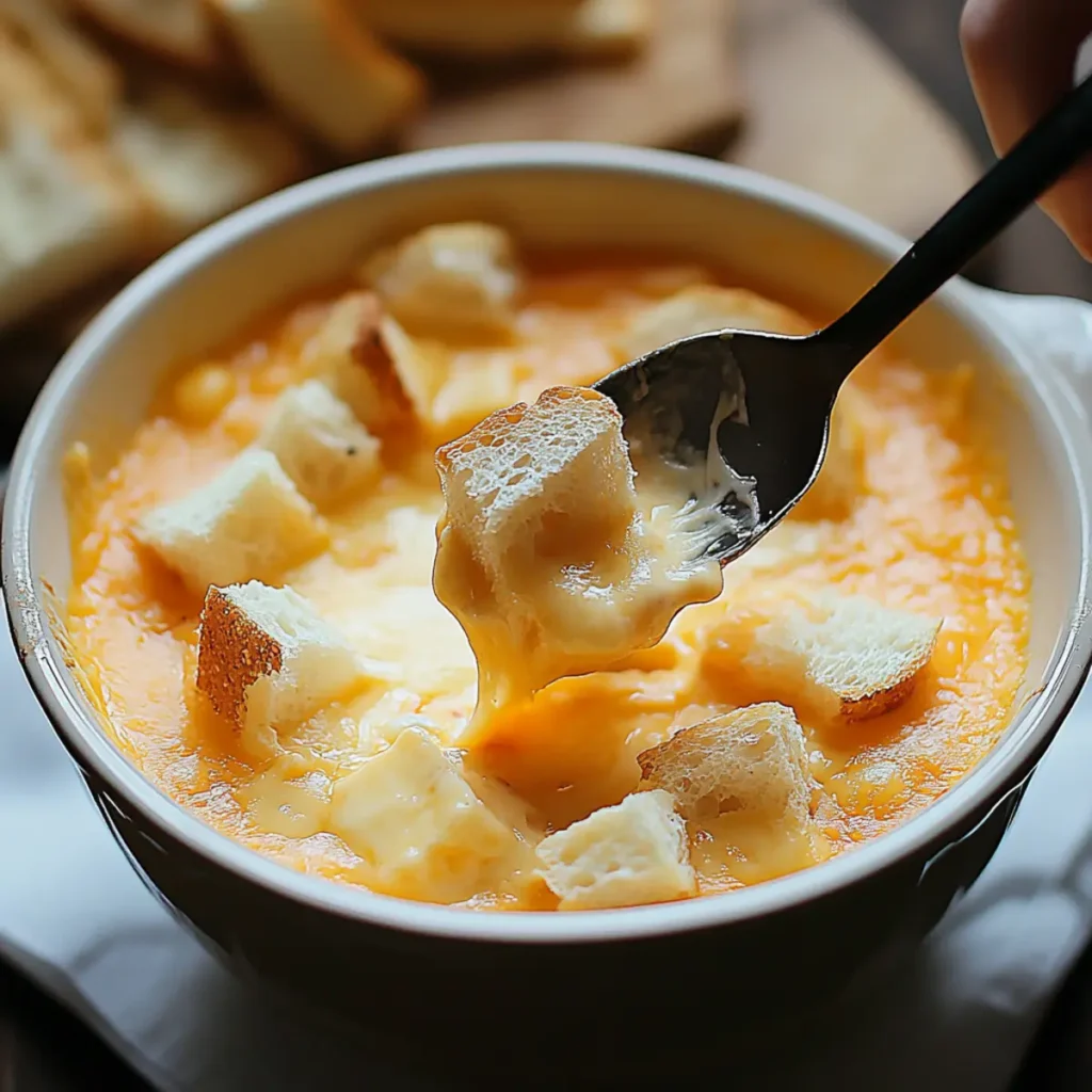 Classic Cheddar Beer Fondue