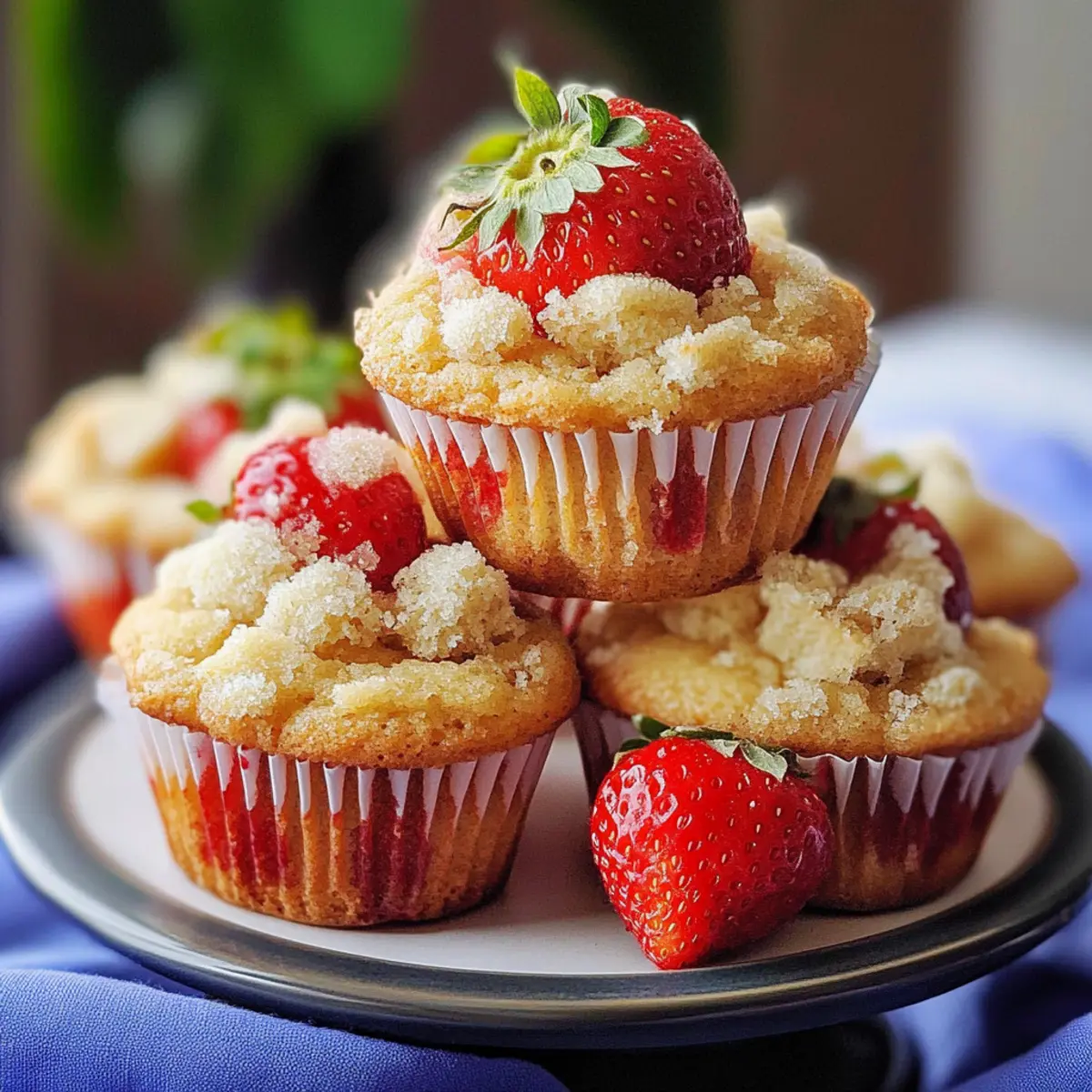 Strawberry Shortcake Muffins