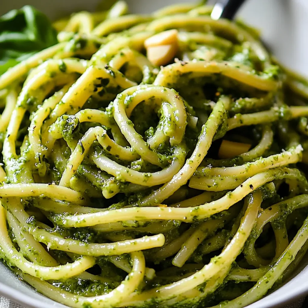 Vegan Wild Garlic Pesto Pasta
