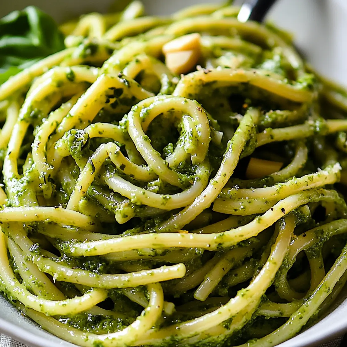 Vegan Wild Garlic Pesto Pasta