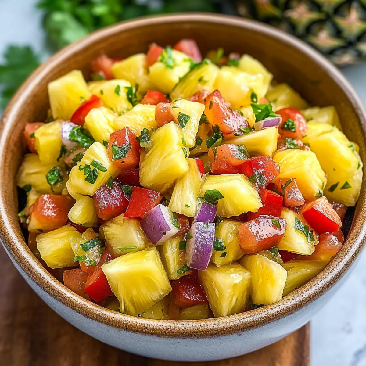 Pineapple Salsa