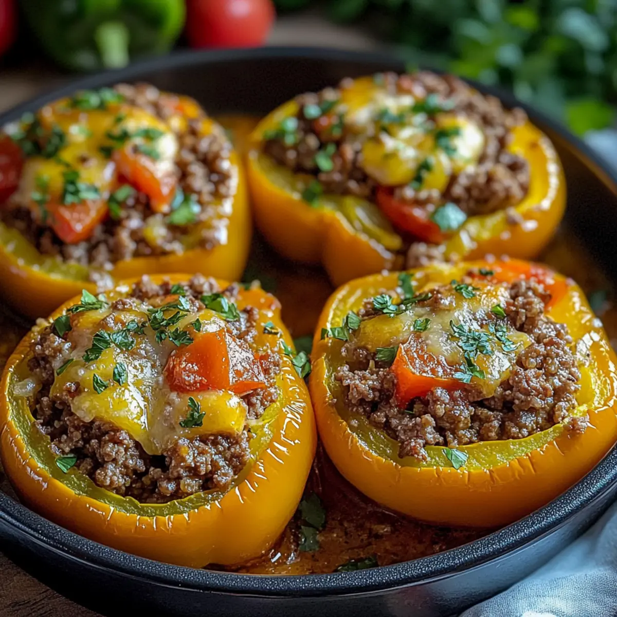 Ground Beef Stuffed Peppers
