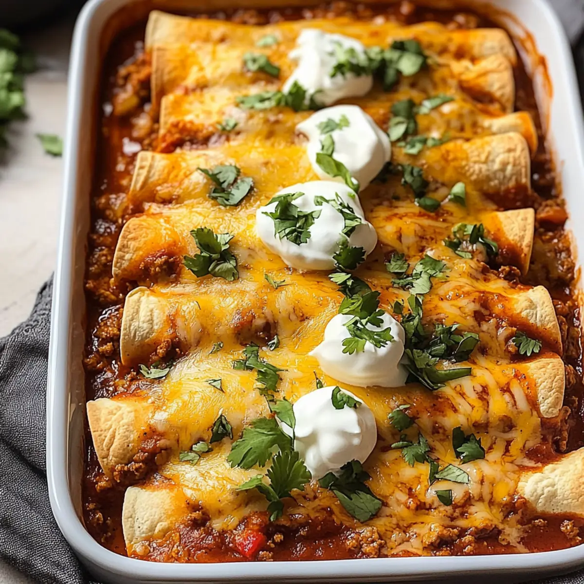 Beef Enchiladas