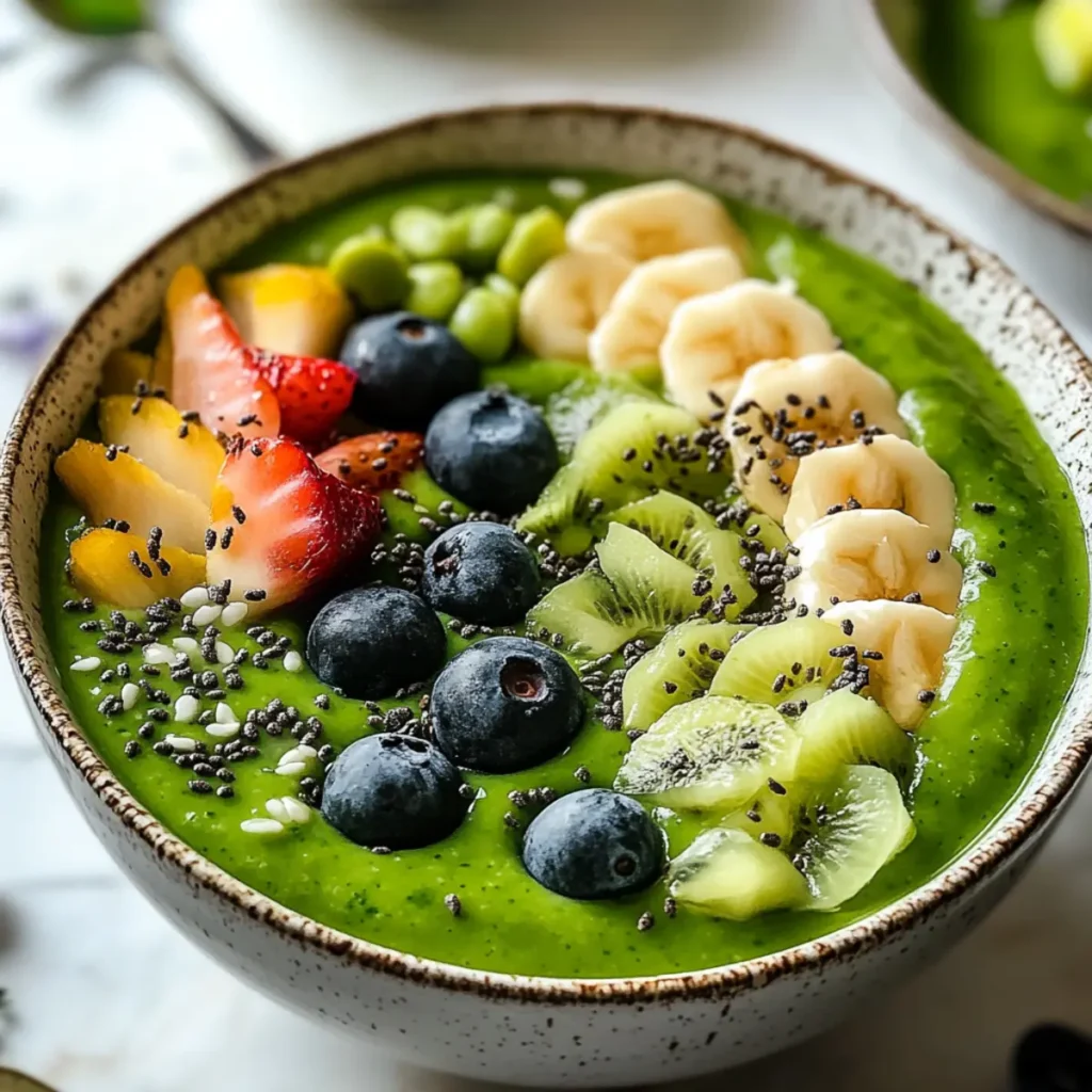 Spring Green Smoothie Bowls