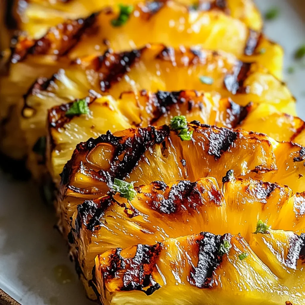 Easy Grilled Pineapple