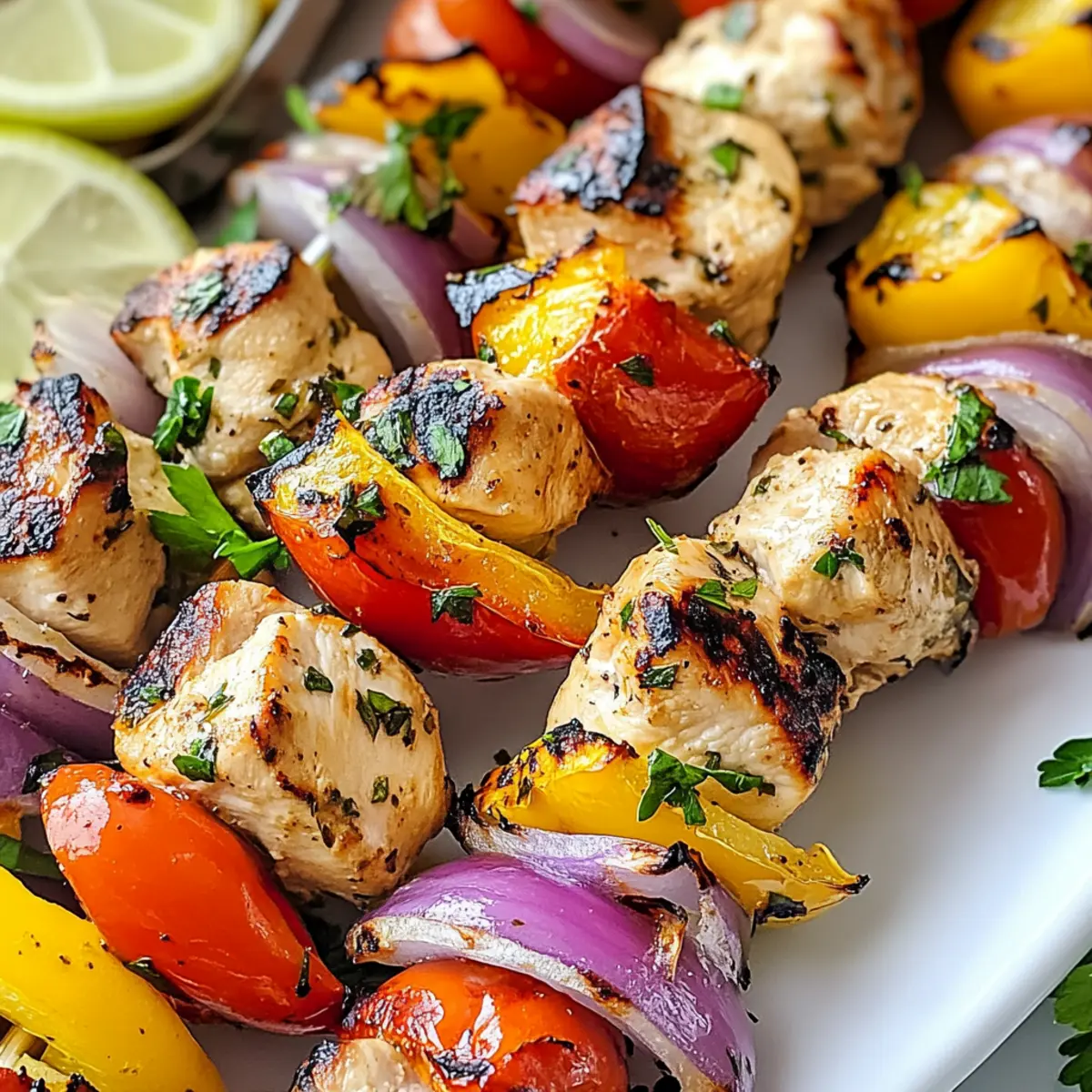 Greek Chicken Kabobs