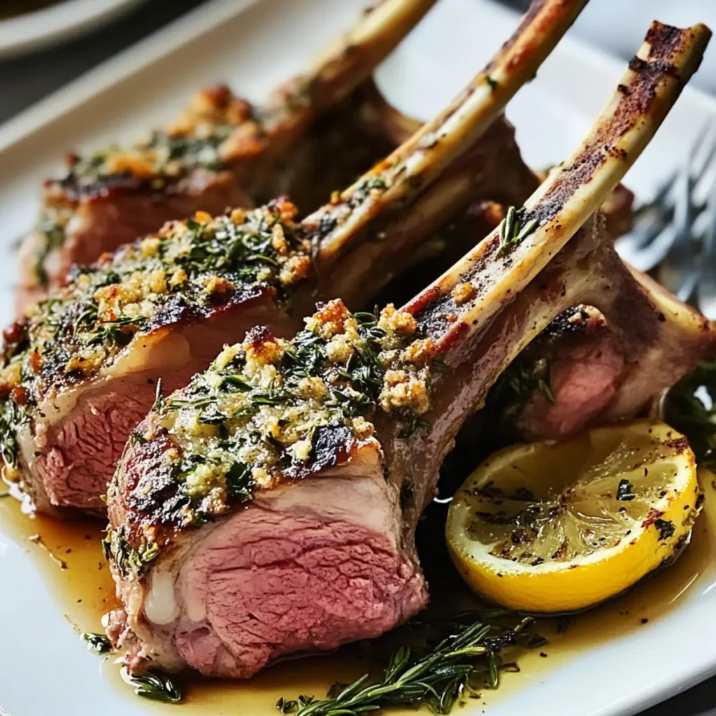 Herb-Crusted Rack of Lamb