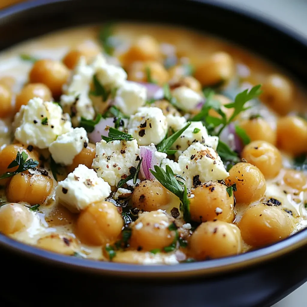 Baked Feta Chickpeas